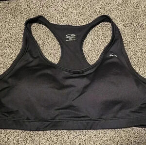 Champion Sports Bra, Racerback, Black, size XLarge